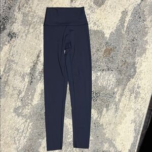 High-Waisted Navy Leggings